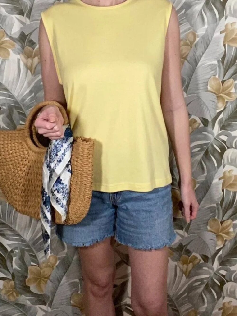 Butter Yellow Knit Tank | Blair | Soft Spring Sleeveless Top